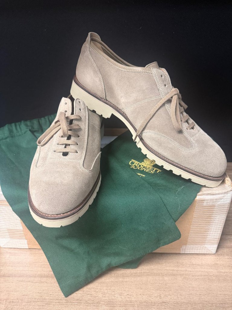 Crockett & Jones Suede Lace-Up Shoes — image 4 of 4